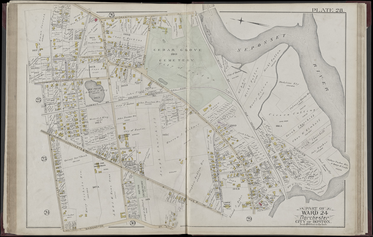 Atlas of the city of Boston, volume five, Dorchester Mass. - Digital ...