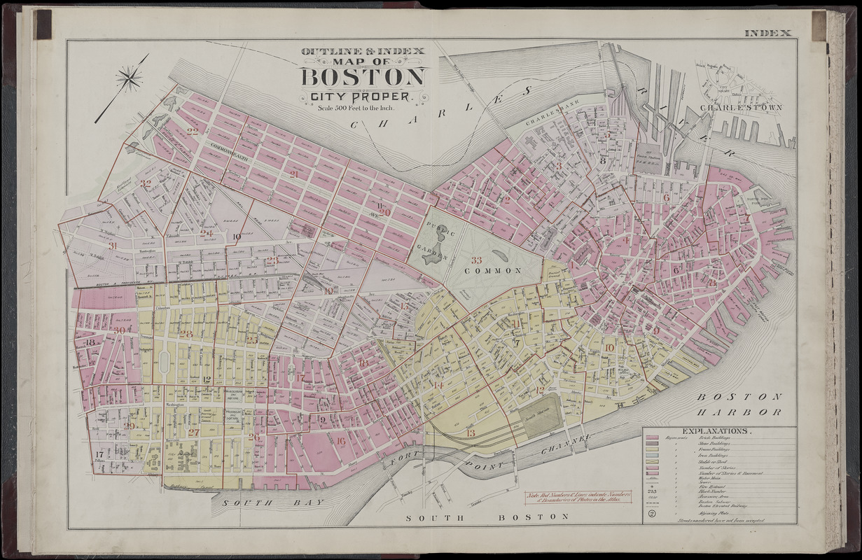Atlas of the city of Boston, Boston proper