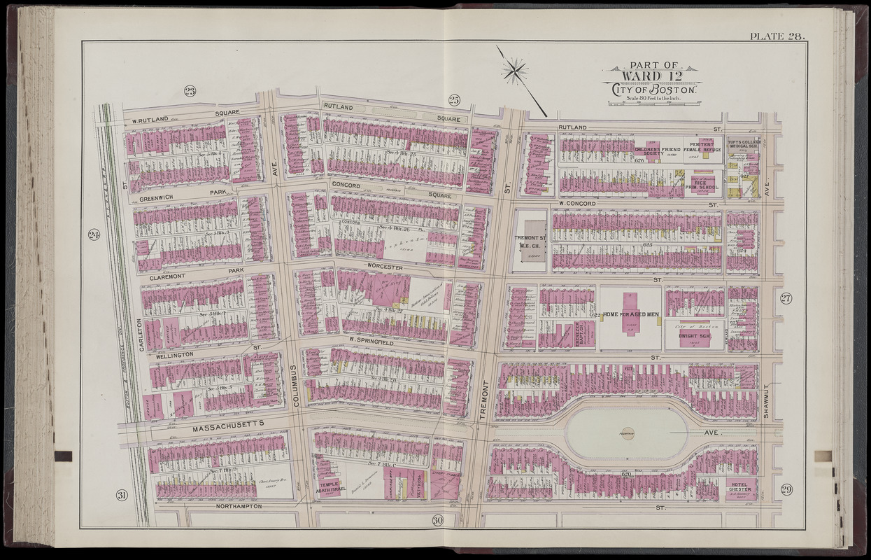 Atlas of the city of Boston, Boston proper