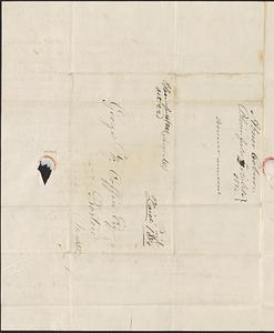 Abner Coburn to George Coffin, 20 October 1834