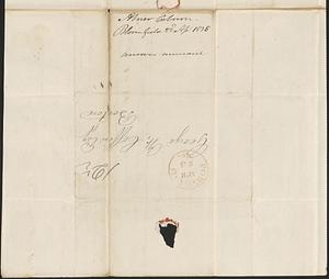 Abner Coburn to George Coffin, 22 April 1835