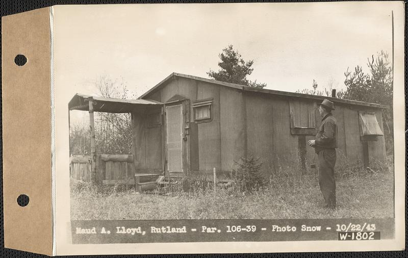 Maud A. Lloyd, camp, Rutland, Mass., Oct. 22, 1943