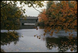 Covered bridge, Old Sturbridge Village, Sturbridge, Massachusetts