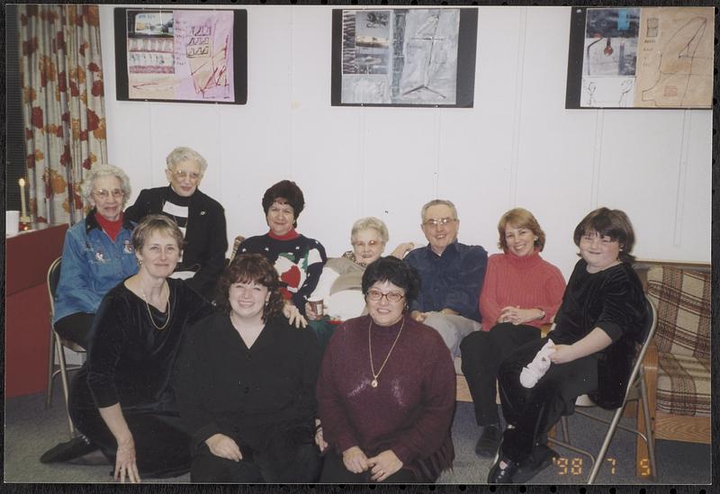 Left to right: Josie Tristany, Rose Pixley, Linda Croze, Millie Dulin, Bill Derrick, Pat Richard, Taylor Heath