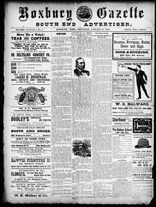 Roxbury Gazette and South End Advertiser, January 29, 1898