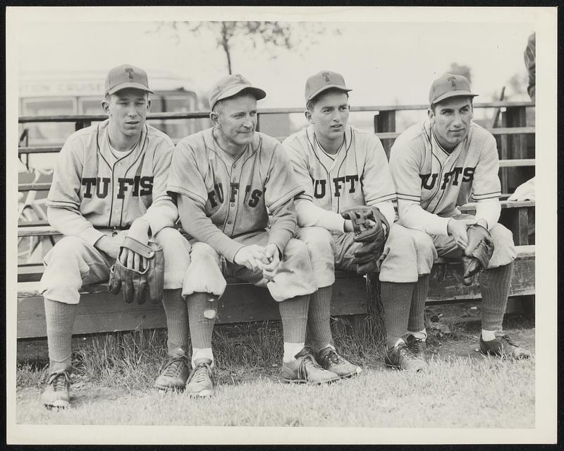 Tufts Bob Lauber Coach John Ricker al Rakosfky John Panagos.