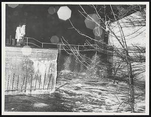 Flyaway Dam at Flyaway Pond - Blown out by Flood