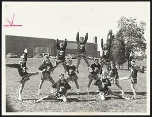 L to R front- Gisele Laulard, Cindy Midon. Back row Dianne Casale, Marybeth Ralph, Lori Bellavance, Betsy Cardin (head), Sue Donnelly, Audrey Dowdad, Barbara Macleod, Lois Laverdure