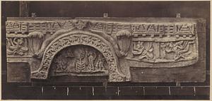 Cast of frieze from Ananta Gumpha, Udayagiri Caves, Bhubaneswar, India