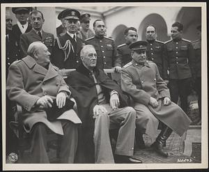 Yalta Conference - Churchill, Roosevelt, Stalin
