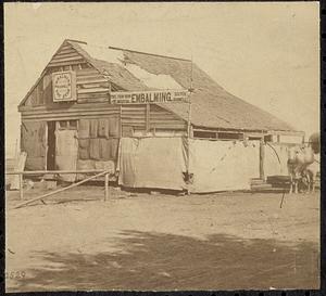 Embalming building near Fredericksburg, Va.