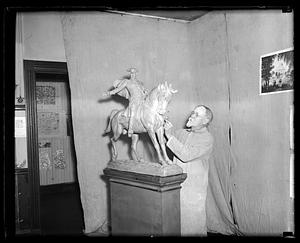 Famous sculptor Dallin & Paul Revere statue