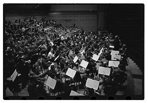 Recording "La Mer" for Victor R.C.A., Dr. K & Boston Symphony Orchestra, also recording mch.