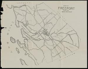 Map of Freeport, Maine
