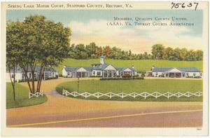 Spring Lake Motor Court, Stafford County, Rectory, VA.