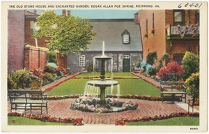 The Old Stone House and Enchanted Garden, Edgar Allan Poe Shrine, Richmond, VA.