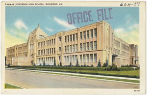 Thomas Jefferson High School, Richmond, VA.