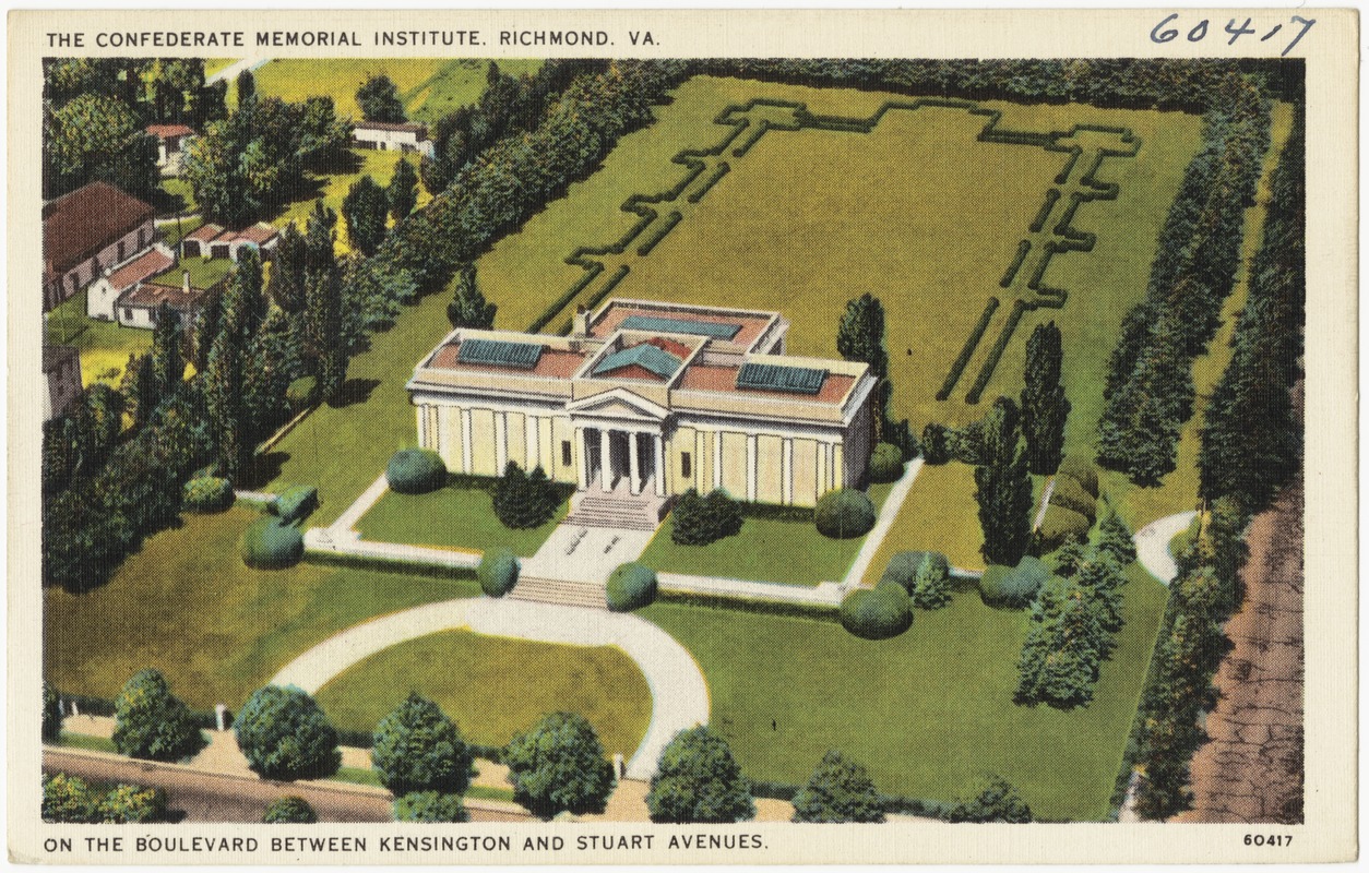 The Confederate Memorial Institute, Richmond, VA., on the boulevard between Kensington and Stuart avenues.