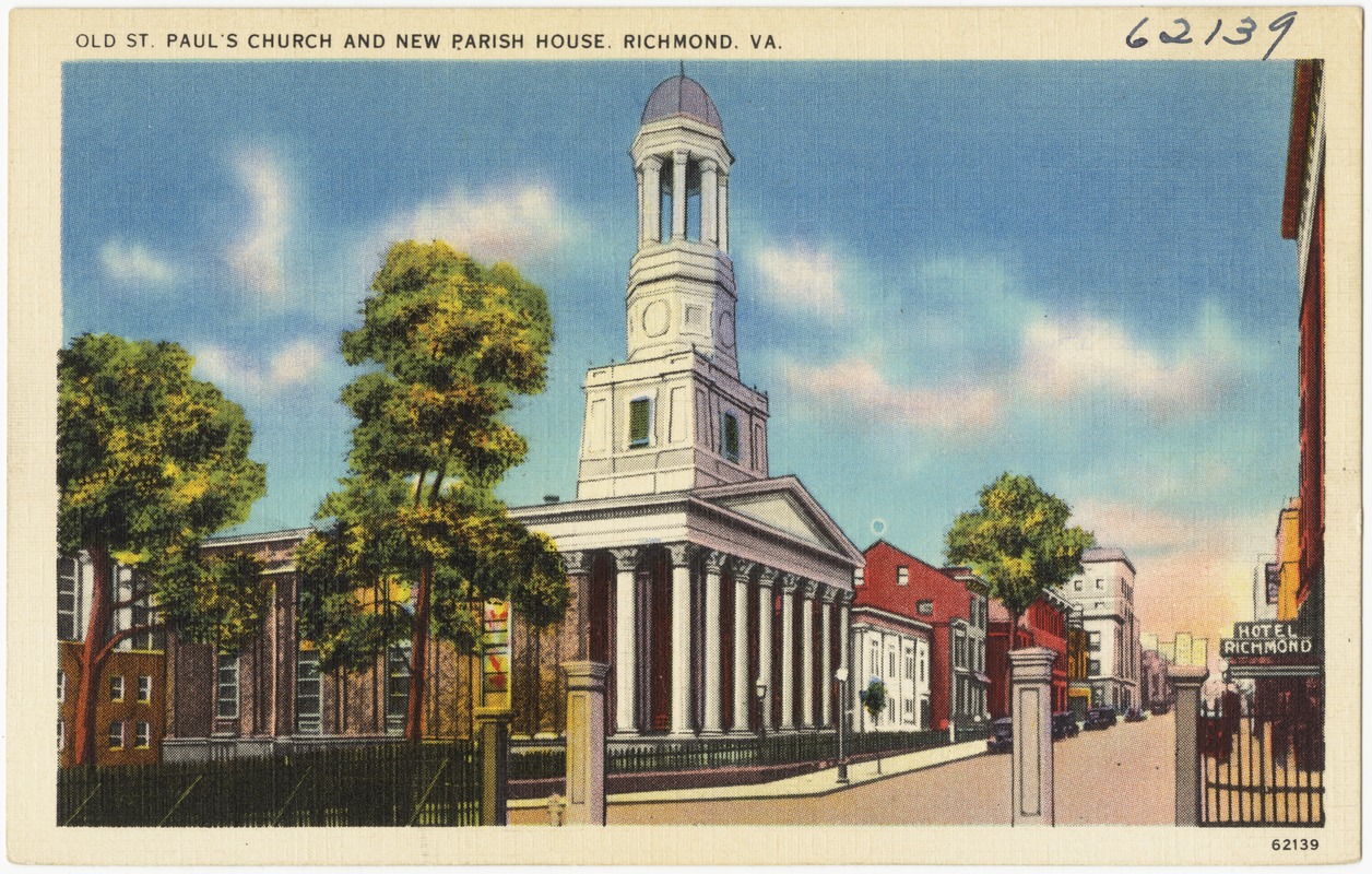 Old St. Paul's Church and Parish House, Richmond, VA.