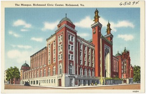 The mosque, Richmond Civic Center, Richmond, Va.