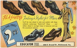 Educator Shoe Store... 606 E. Broad St., Richmond, Va.