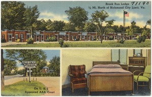 Brook Run Lodge, 1/2 mi. north of Richmond City Limit, Va., on U.S. 1