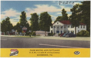 Park Motel and Cottages, U.S. No. 1 (1 mile N. of City Limits), Richmond, VA.
