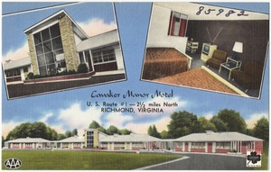 Cavalier Manor Motel, U.S. Route #1 -- 2 1/2 miles north, Richmond, Virginia