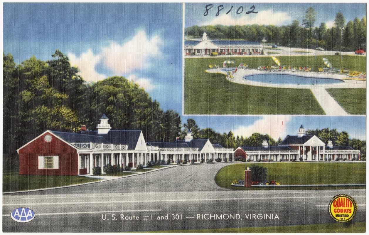 White House Motor Court, U.S. Route 1 and 301 Richmond, Virginia Digital Commonwealth