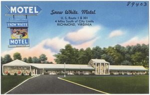 Snow White Motel, U.S. Route 1 & 301, 4 miles south of City Limits, Richmond, Virginia
