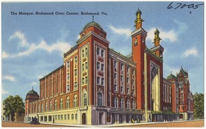 The mosque, Richmond Civic Center, Richmond, Va.
