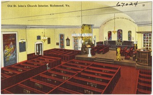 Old St. John's Church interior, Richmond, VA.