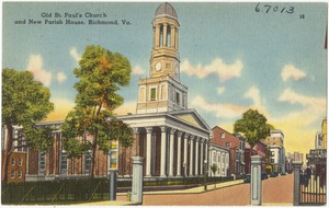 Old St. Paul's Church and new Parish House, Richmond, VA.