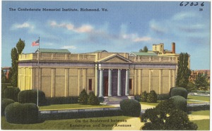 The Confederate Memorial Institute, Richmond, VA., on the boulevard between Kensington and Stuart avenues