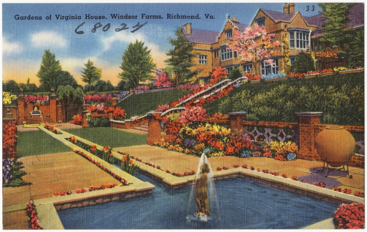 Gardens of Virginia House, Windsor Farms, Richmond, Va.