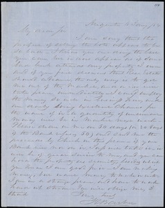 F. C. Barber, Augusta, Ga., autograph letter signed to Ziba B. Oakes, 4 January 1854