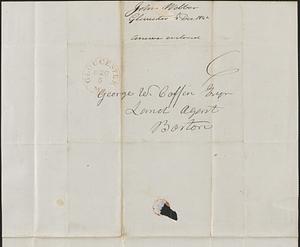 John Webber to George Coffin, 5 December 1844