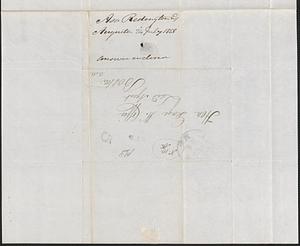 Asa Redington to George Coffin, 24 July 1848