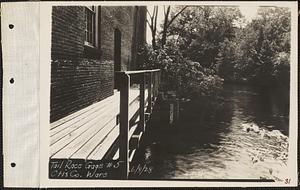 Otis Co., tailrace gage #5, Ware, Mass., Jun. 8, 1928