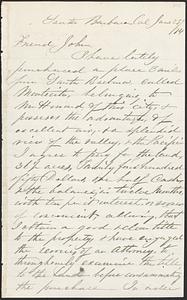 Letter from Thomas F. Cordis to John D. Long, June 25, 1874