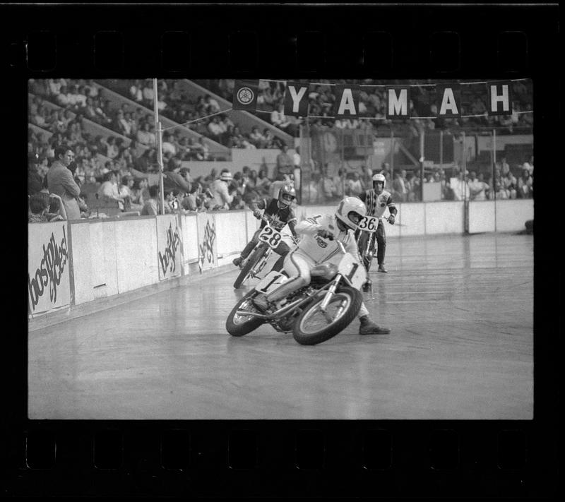 Motorcycle races at Boston Garden, Boston Digital Commonwealth