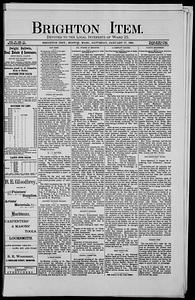 The Brighton Item, January 17, 1891