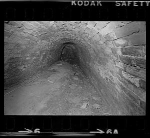 Drain tunnel system, Rod Dougherty and Bill Lane