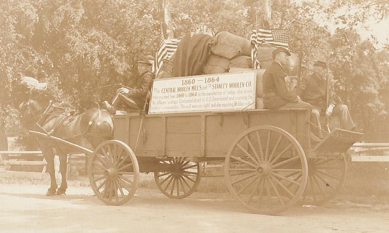 Float for the Stanley Woolen Co.