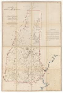 A topographical map of the province of New Hampshire