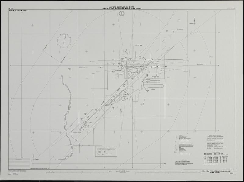Airport obstruction chart, OC 511, Yuma MCAS-Yuma International Airport, Yuma, Arizona