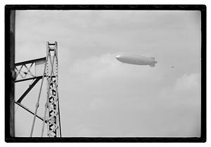 Hindenburg Zeppelin, last trip to Boston