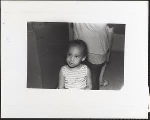 Girl in striped shirt