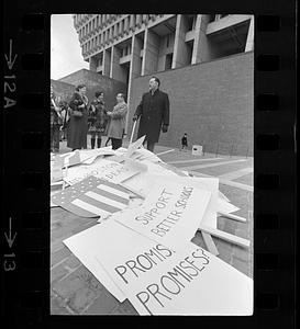 Teachers strike for better working conditions, downtown Boston