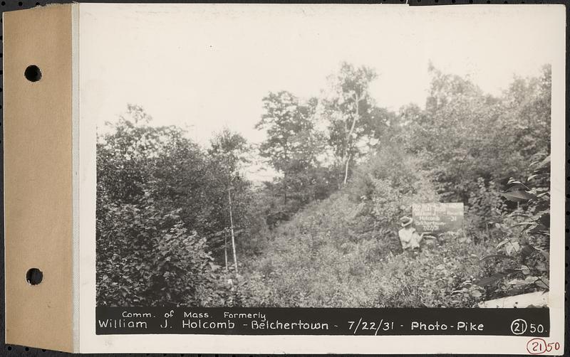 Contract No. 21, Portion of Ware-Belchertown Highway, Ware and Belchertown, land of the Commonwealth of Massachusetts, formerly of William J. Holcomb, Plan No. S-4, Belchertown, Mass., Jul. 22, 1931